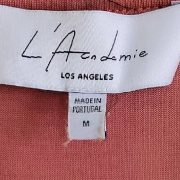 Revolve L'Academie Fernande Lyocell Top Deep Sea Coral M - Picture 8 of 13